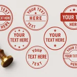 desain stempel siap edit