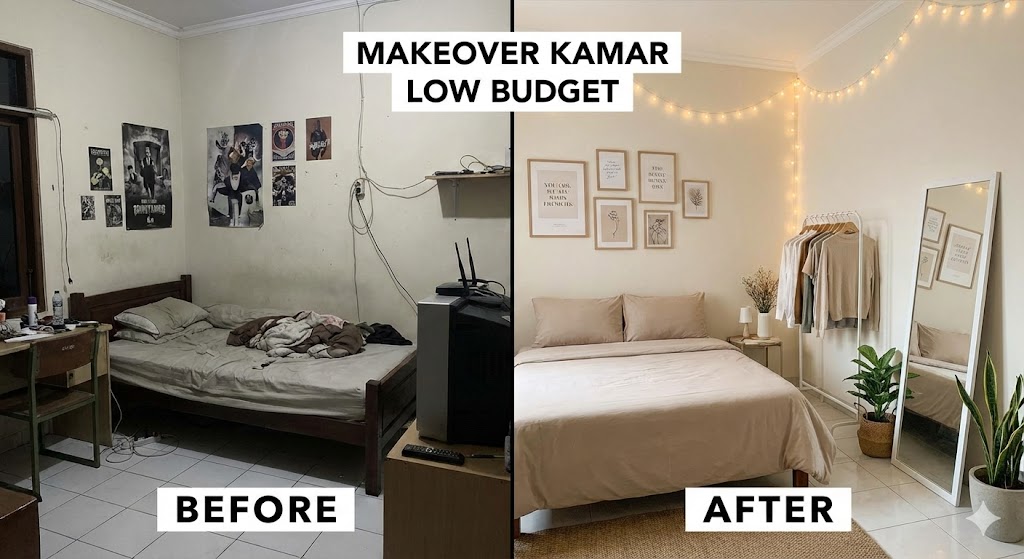 Makeover Kamar Low Budget: Ubah Kamar Kos Jadi Instagrammable