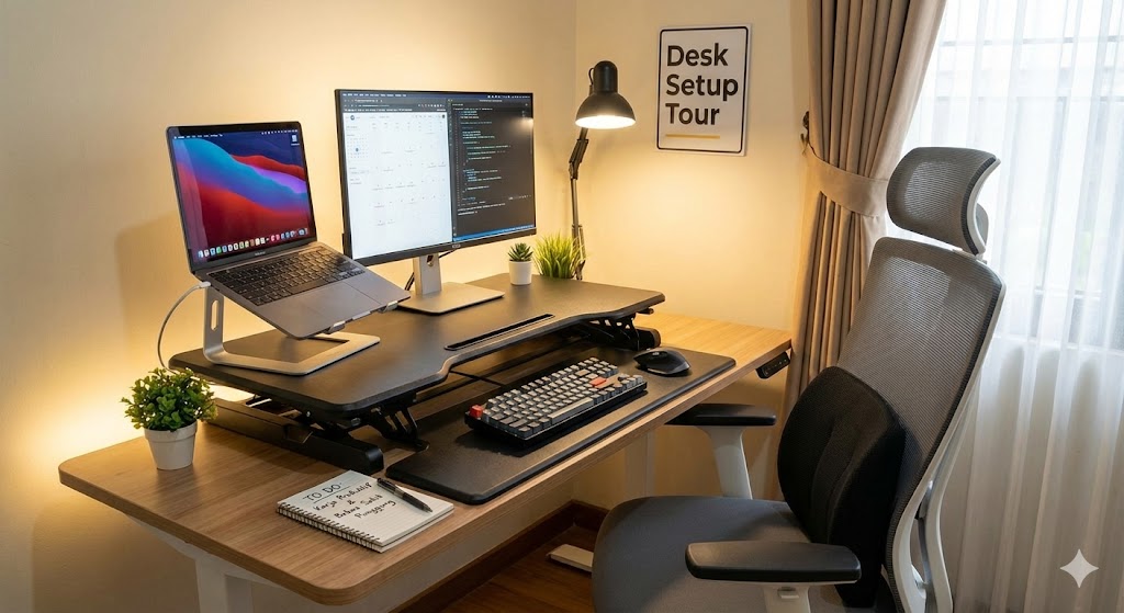 Desk Setup Tour: Mengatur Meja Kerja Agar Produktif dan Tidak Sakit Punggung
