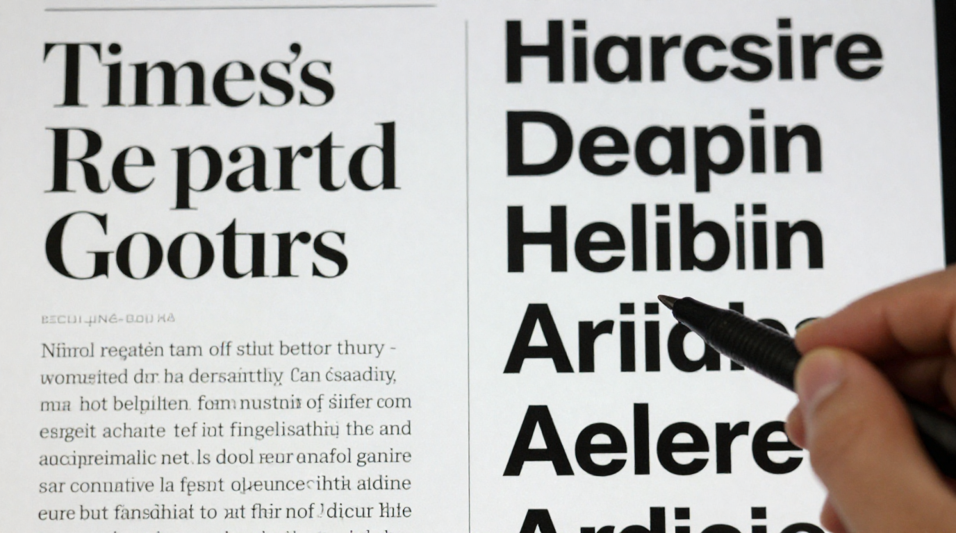 Tipografi: Memilih Font Serif vs Sans Serif untuk Judul dan Isi
