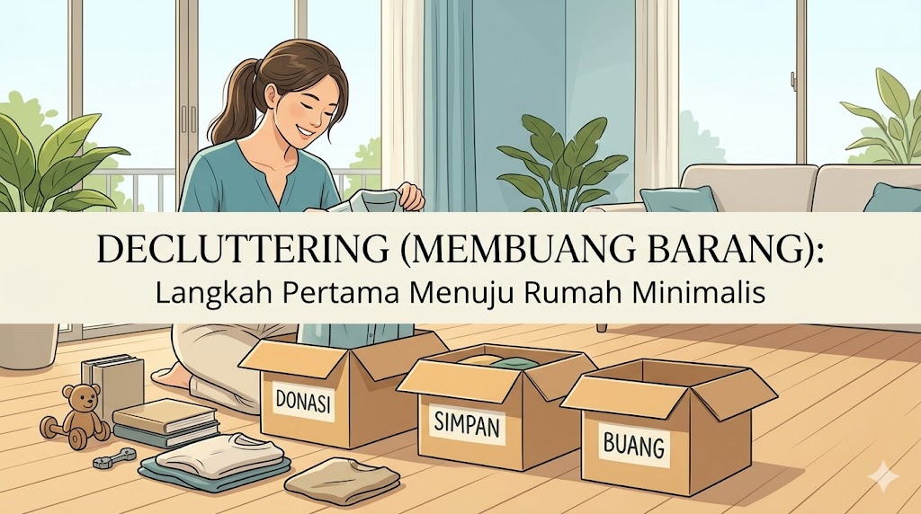 Decluttering (Membuang Barang): Langkah Pertama Menuju Rumah Minimalis