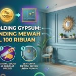 Wall Molding Gypsum: Bikin Dinding Mewah Modal 100 Ribuan