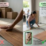 Tips Pasang Vinyl Lantai Stiker: Awet dan Tidak Menggelembung