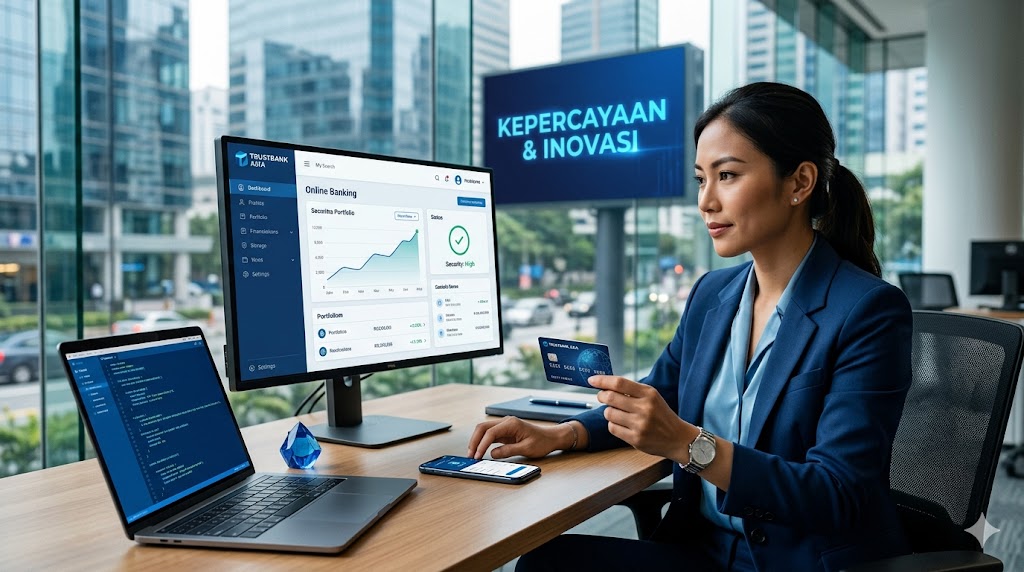 arti warna biru: kepercayaan, teknologi, dan perbankan