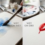 Teknik Watercolour (Cat Air) untuk Pemula: Wet on Wet vs Wet on Dry