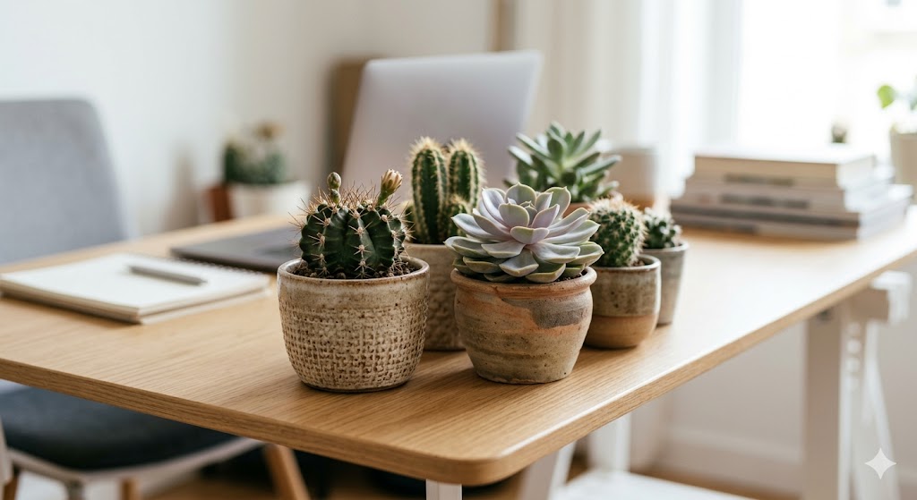 Tanaman Hias Meja: Kaktus atau Sukulen yang Tahan Banting?